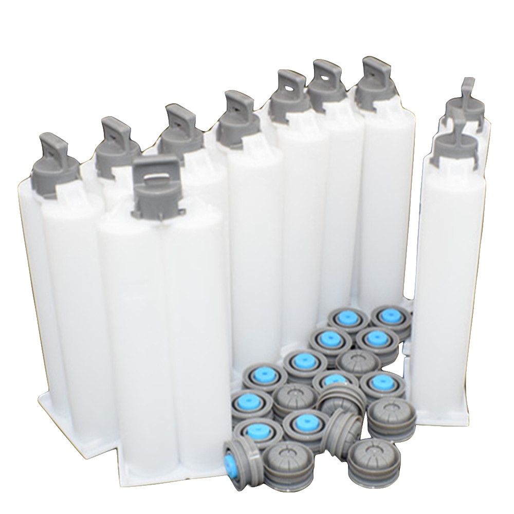 10pcs AB Gun Cartridge 50ml 11 2part Glue Cartridge Epoxies PP Mixer