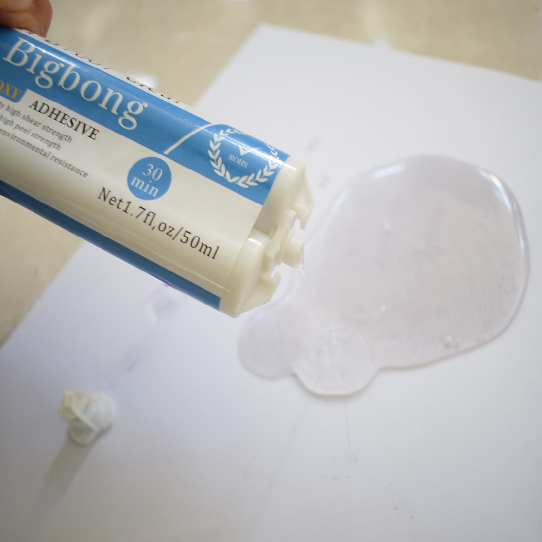 30 minutes Epoxy Glue Transparent for Bonding Fixing Metal Ceramics