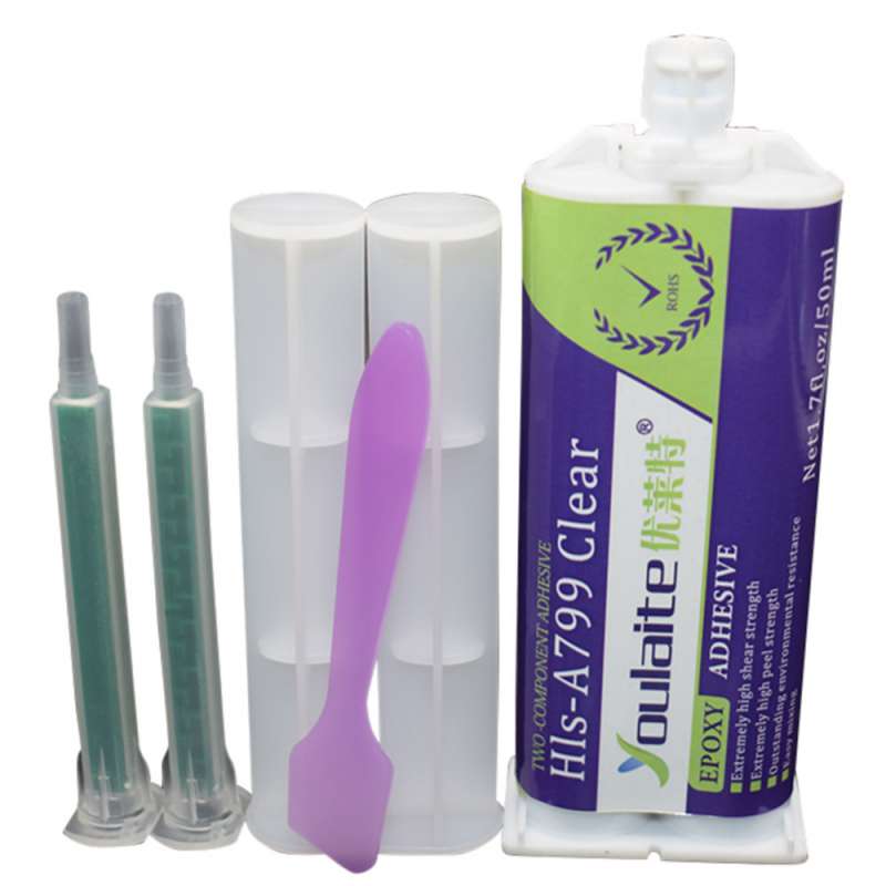 Transparent Epoxy Adhesives Glass Metal Ceramics Plastic Granite Marble Pool Tile Adhesive