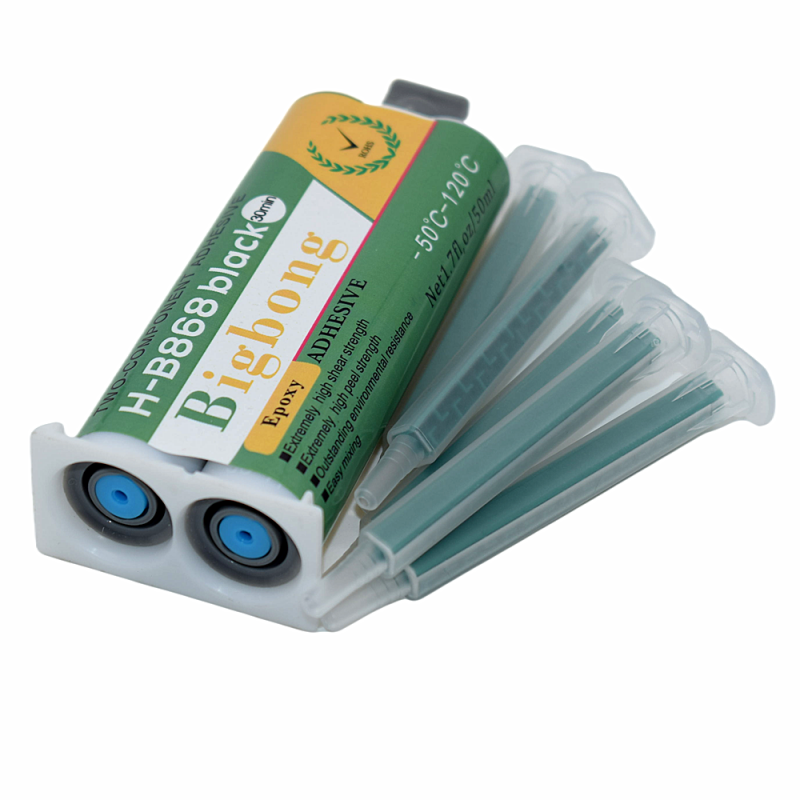 20Pcs High Temperature Black 120Degrees Epoxy Adhesive Bonding Metal