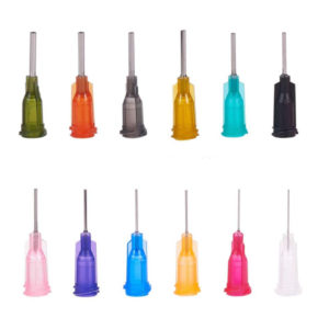 Dispensing Needle 1/2Inch Different Gauge Blunt Tip Syringe Needles Irrigation tip Dispensing Syringe Tips (Pack of 500)