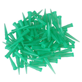 Green 18 Gauge Dispensing Needle Tapered Tip TT Blunt Glue Liquid Pack of 1000