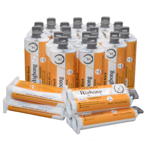 20pcs 50ml Epoxy Adhesives Glue Black AB Glues 1:1 Two-Component Resin Strong Adhesive for 50ml 1:1 Glue Gun Manual Caulking Gun