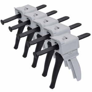 5 Pieces 30ml Glues Dispensing Gun Adhesives Applicator Manual Caulking Gun 30cc UV Glue Guns Epoxy Adhesive Dispenser Tools Set