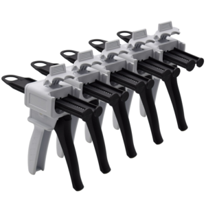 5pc 50ml 1:2 Glue Adhensives Caulking Gun Dental Dispensing Gun Epoxy AB Glue Gun for 50ml Round Type-Back Type 1:1 1:2 AB Glues