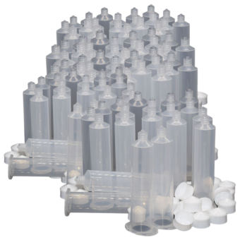 1000pcs 30cc Industrial Syringe Adhesive Dispenser Glue Tube 30ml Dispensing Glue Syringe Barrel for 30ml Manual UV Glue Gun Tool