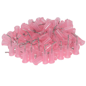 1000pcs Bent Dispensing Tips 20G Adhesive Glue Dispensing Needle Liquid Glue Dispenser 45 Degree Bent Tapered Needles Blunt Tips