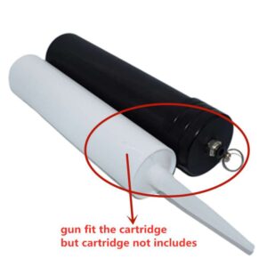 5pc 330ml Pneumatic Dispensing Gun Retainer Glues Cartridges Guns Silicone Sealant Applicator Adhensives Retaining Sleeve Tools