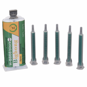 30pcs 50ml High Temperature Black Epoxy Resin Adhesives with Static Mixing Nozzle Mixer