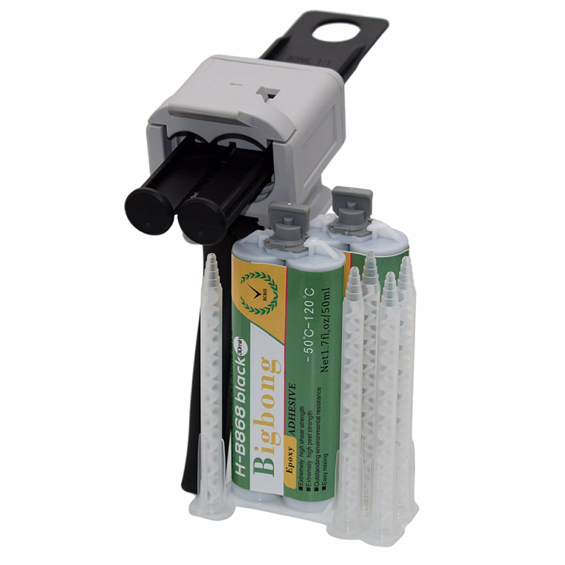 2pcs 50ml 11 Epoxy Resin Adhesive Glue High Temperature Black AB Glues
