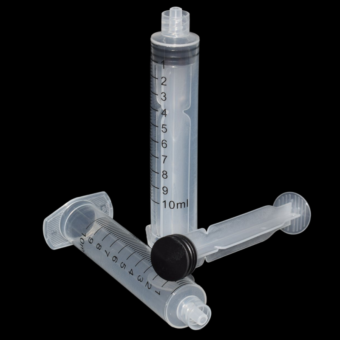500pcs 10ml Syringe 10cc Glue Dispensing Syringe Barrel Adhesive Industrial Syringes Tube Set with Plunger Hand Push Rod Putter