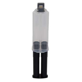 500pcs Two-Component Cartridge Empty Dual-Barrel 24ml 1:1 Tube Syringe with Hand Plunger