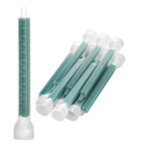 Epoxy Mixing Nozzle Static Mixing Nozzle Adhesive Cartridges Tip Mixer Nozzles (1:1/1:2ratio) 24 Element 1000Pieces