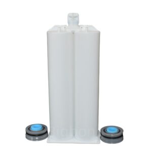 400pcs 100ml Glue Cartridge 1:1ratio Empty with Sealing Cap Pistons o-ring