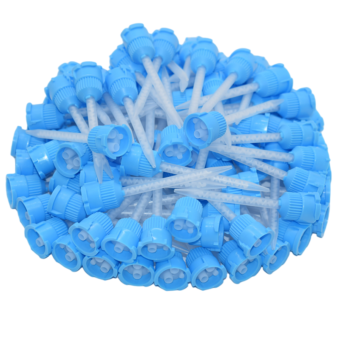 2500pcs Dual Cartridge Round Mixing Tube Static Mixing Nozzles Adhesives Mixer